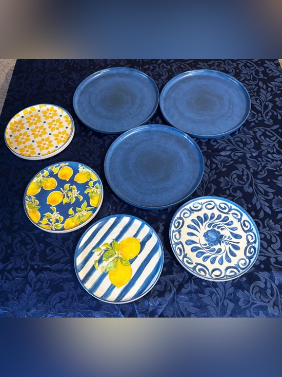 Member's Mark Other - 7 Member's Mark Bamboo Melamine Plates
